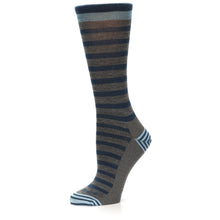 Load image into Gallery viewer, Morgan Crew Taupe Merino Wool Socks - Women's Lifestyle Socks
