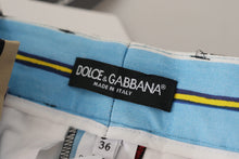 Load image into Gallery viewer, Dolce &amp; Gabbana Multicolor Striped High Waist Cotton Pants
