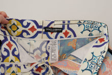 Load image into Gallery viewer, Dolce &amp; Gabbana Multicolor High Waist Hot Pants Shorts
