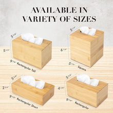 Load image into Gallery viewer, JUSK Design Bamboo Tissue Box Cover – Natural Elegance, Everyday Function
