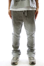 Load image into Gallery viewer, OBSIDIAN Washed French Terry Stacked Jogger Pants
