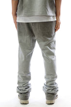 Load image into Gallery viewer, OBSIDIAN Washed French Terry Stacked Jogger Pants
