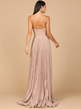 Load image into Gallery viewer, Flowing Pleated, Strapless Dress
