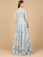 Load image into Gallery viewer, Long Sleeve, Modest Beaded Gown
