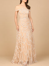 Load image into Gallery viewer, Off Shoulder A-line Gown

