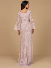 Load image into Gallery viewer, Long Sleeve Beaded Gown
