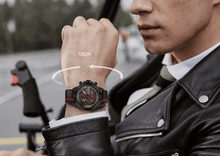Load image into Gallery viewer, Men's  Sports Waterproof Watch With Chronometers And Leather Belt Multifunction Wristwatch Unique Design Perfect Gift
