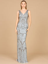 Load image into Gallery viewer, Cowl Back Classy Beaded Dress
