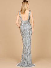 Load image into Gallery viewer, Cowl Back Classy Beaded Dress
