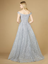 Load image into Gallery viewer, Off Shoulder Overskirt Gown
