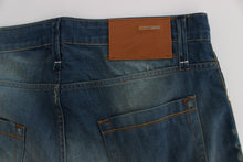 Load image into Gallery viewer, Acht Blue Wash Denim Cotton Stretch Baggy Fit Jeans
