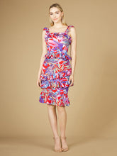 Load image into Gallery viewer, High Neck Printed Midi Dress - OUTLET
