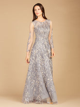 Load image into Gallery viewer, High Neck, Long Sleeve Ball Gown
