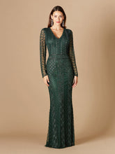 Load image into Gallery viewer, Long Sleeve Beaded Dress
