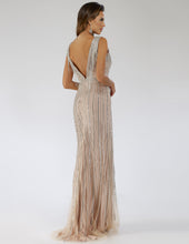 Load image into Gallery viewer, Beaded V-Neck Gown - Lara 29680
