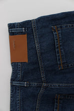 Load image into Gallery viewer, Acht Blue Wash Cotton Baggy Loose Fit Jeans
