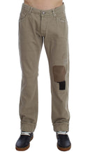Load image into Gallery viewer, Acht Beige Cotton Patchwork Jeans
