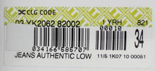 Load image into Gallery viewer, Acht Gray Cotton Regular Low Fit Jeans
