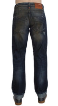 Load image into Gallery viewer, Acht Blue Wash Cotton Regular Straight Fit Jeans
