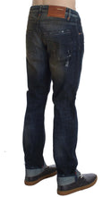 Load image into Gallery viewer, Acht Blue Wash Cotton Regular Straight Fit Jeans
