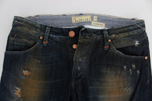 Load image into Gallery viewer, Acht Blue Wash Cotton Regular Straight Fit Jeans
