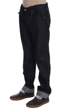 Load image into Gallery viewer, Acht Blue Cotton Regular Straight Fit Jeans
