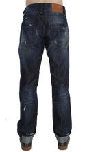 Load image into Gallery viewer, Acht Blue Cotton Regular Straight Fit Jeans
