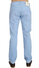Load image into Gallery viewer, Acht Blue Cotton Stretch Low Waist Fit Jeans
