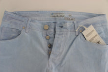 Load image into Gallery viewer, Acht Blue Cotton Stretch Low Waist Fit Jeans
