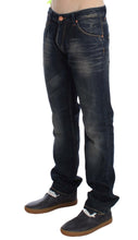 Load image into Gallery viewer, Acht Blue Wash Straight Fit Low Waist Jeans
