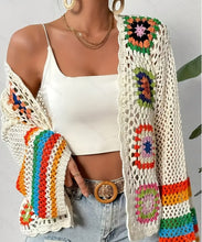 Load image into Gallery viewer, Hand-Crocheted Knitted Cardigan for Women
