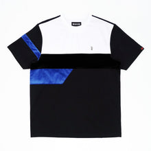 Load image into Gallery viewer, M204 Makobi Contrast Tee w/ velvet - Black Royal
