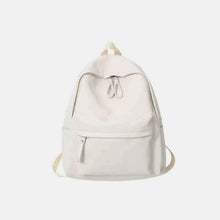 Load image into Gallery viewer, Elegant Leather Backpack Bag : With Fancy Zipper
