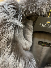 Load image into Gallery viewer, Roma Genuine Silver Fox Fur Rabbit Fur Insulated Parka in Red

