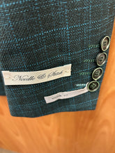 Load image into Gallery viewer, Needle &amp; Stitch NS2N-107 Teal Glen Plaid 2-Button Blazer
