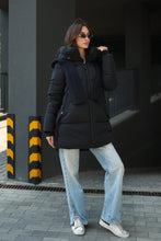 Load image into Gallery viewer, Double-hooded Insulated Bio-Down Coat
