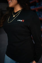 Load image into Gallery viewer, Women's FR 3-Button Henley - Black
