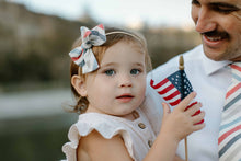 Load image into Gallery viewer, Uncle Sam Petite Hair Bow
