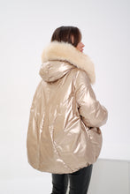 Load image into Gallery viewer, Genuine Polar Fox Down Fill Jacket
