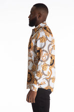 Load image into Gallery viewer, M1825 Anastasia Printed Shirt - White
