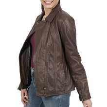 Load image into Gallery viewer, Kiara Biker Leather Jacket
