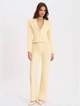 Load image into Gallery viewer, Quinnie Butter Yellow Slim Suit Pants
