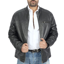 Load image into Gallery viewer, Ace Biker Leather Jacket
