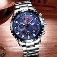 Load image into Gallery viewer, Business Elegant Men's  Watch With Chronometers Day View  Fluorescent Hands Excellent Look Unique Design Perfect Gift For Your Man
