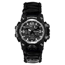 Load image into Gallery viewer, Survival Men Sports Watch With Outdoor Compass In Top Luxury Brand G Style Military Digital Watches Waterproof 50M relogio masculino
