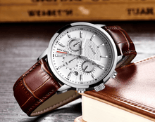 Load image into Gallery viewer, Men's  Waterproof Watch With Chronometers Day View Sport Analog Watches Excellent Look Perfect Gift For Him
