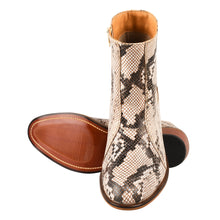 Load image into Gallery viewer, Jazzy Jackman Leather Print Ankle Length Boots
