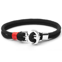 Load image into Gallery viewer, Amazing Multilayer Anchor Bracelets Charm Survival Rope Chain  Fashion Jewelry Bracelet Men For Women Best Gift
