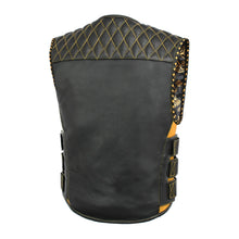 Load image into Gallery viewer, Tactical Emerald Men’s Motorcycle Leather Vest
