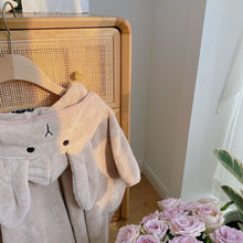 Load image into Gallery viewer, Trendy Rabbit Cartoon Bathrobes For Girls Boys Unisex Soft Hooded And Comfortable Kids Vintage Design Bathrobes
